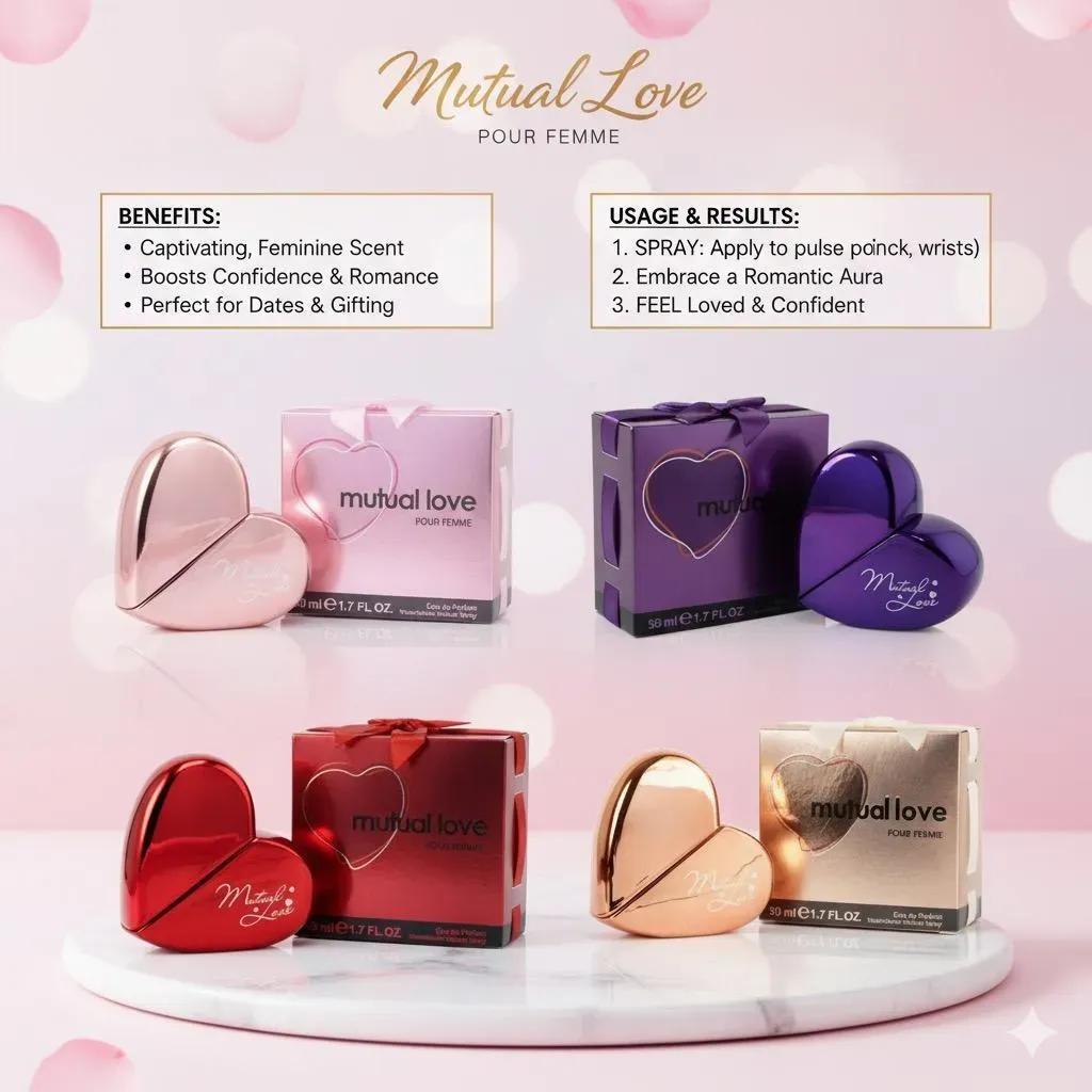 Mutual Love Pour Femme Perfume 50ml Long Lasting Fragrance