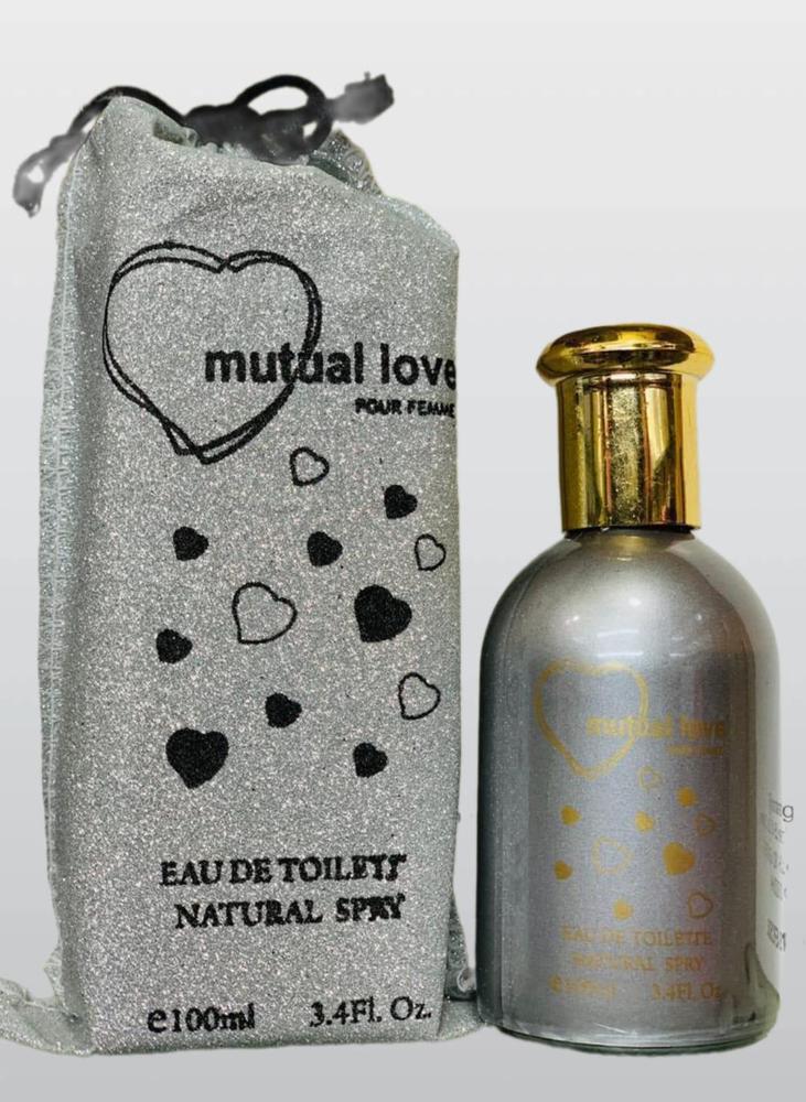Mutual Love Perfume 100ml Silver Bottle with Pouch