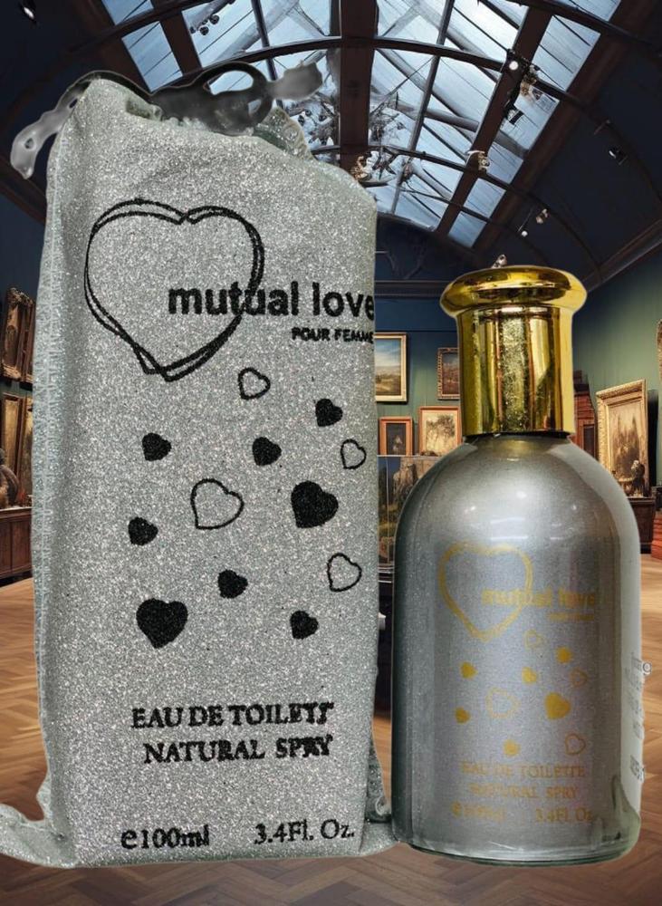 Mutual Love Perfume 100ml Silver Bottle with Pouch